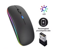 TechBright – Mouse Sem Fio RGB Recarregável